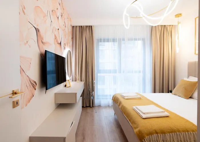 Apartman Soni Exclusive Plaza With Private Parking & Self Check-in Bukarest